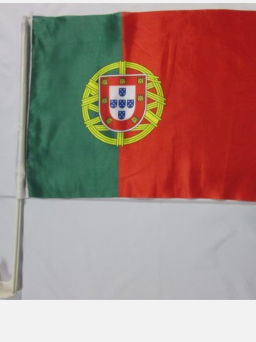 Portugal car window flag